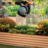 imageVego garden Raised Garden Bed Kit 17quot Tall 10 in 1 Modular Raised Garden Beds Kit Metal Planter Box for Vegetables Flowers Herbs Modern GrayTerra Cotta