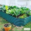 imageVego garden 17 Tall 10 in 1 Modular Raised Garden Beds Kit with 2 Pack 470ml Large Size Coffee Mugs British Green