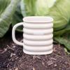 imageVego garden 17 Tall 10 in 1 Modular Raised Garden Beds Kit with 2 Pack 470ml Large Size Coffee Mugs Pearl White
