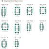 imageVego garden 17 Tall 10 in 1 Modular Raised Garden Beds Kit with 2 Pack 470ml Large Size Coffee Mugs Pearl White