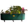 imageVego garden 2 x 6 ft Self Watering Rolling Garden BedModern GrayBritish Green
