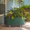imageVego garden 2 x 6 ft Self Watering Rolling Garden BedModern GrayBritish Green