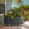 imageVego garden 2 x 6 ft Self Watering Rolling Garden BedModern GrayModern Gray