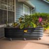 imageVego garden 2 x 6 ft Self Watering Rolling Garden BedModern GrayModern Gray