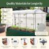 imageVego garden Cover System for 35 x 50 6 in 1 Garden BedVC2040G2  For 20 x 40 Elevated Rolling Bed