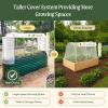 imageVego garden Cover System for 35 x 50 6 in 1 Garden BedVC2040G2  For 20 x 40 Elevated Rolling Bed