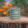 imageVego garden Raised Garden Bed Kits 17quot Tall 8ft X 2ft Metal Raised Planter Bed with 2 Pack 470ml Large Size Coffee Mugs Olive Green