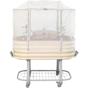 imageVego garden Cover System for 35 x 50 6 in 1 Garden BedVC2040G2  For 20 x 40 Elevated Rolling Bed