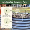 image16 Gallon Tree Watering Bag 2 Pack and 245ft Drip Irrigation System for Raised Garden Beds