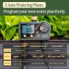 imageVego 2 Zone Sprinkler Timer with Brass Inlet Watering Timer for Garden Hose with Dual Channel Programmable Rain DelayManual WateringAutomatic Irrigation  Water Hose Timer for Yard Lawn2Zone