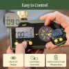 imageVego 2 Zone Sprinkler Timer with Brass Inlet Watering Timer for Garden Hose with Dual Channel Programmable Rain DelayManual WateringAutomatic Irrigation  Water Hose Timer for Yard Lawn1Zone