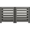 imageVego Garden 32quot Tall Modular Compost Bin 30quot x 30quot x 32quot60 x 30 x 32