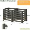imageVego Garden 32quot Tall Modular Compost Bin 30quot x 30quot x 32quot60 x 30 x 32
