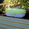 imageVego Garden InGround Worm Composter Outdoor Farm Compost Bin 7 Gallons BPAFree Composting System for Raised Garden Beds Tawny BrownLime