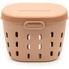 imageVego Garden InGround Worm Composter Outdoor Farm Compost Bin 7 Gallons BPAFree Composting System for Raised Garden Beds Tawny BrownTawny Brown