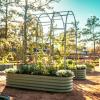 imageVego Garden Modular Arched Trellis System Single Section 15 Long Trellis for Garden Bed 20 x 35Kids Bed and 35 x 354 in 1VAT15 Single Section 15 Long Trellis