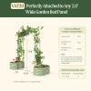 imageVego Garden Modular Arched Trellis System Single Section 15 Long Trellis for Garden Bed 20 x 35Kids Bed and 35 x 354 in 1VAT20  Single Section 20 Long Trellis