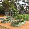 imageVego Garden Modular Arched Trellis System Single Section 15 Long Trellis for Garden Bed 20 x 35Kids Bed and 35 x 354 in 1VAT55  Triple Section 55 Long Trellis