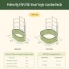 imageVego garden Modular Wall Trellis System Triple Section 40 Long for 20 x 40 Garden BedsVWT35 for 20 x 35 or 35 x 35 Garden Beds