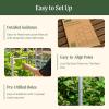 imageVego garden Modular Wall Trellis System Triple Section 40 Long for 20 x 40 Garden BedsVWT35 for 20 x 35 or 35 x 35 Garden Beds