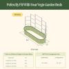 imageVego garden Modular Wall Trellis System Triple Section 40 Long for 20 x 40 Garden BedsVWT95 for 25 x 95 Garden Beds