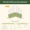 imageVego garden Modular Wall Trellis System Triple Section 40 Long for 20 x 40 Garden BedsVWTLLG for LShaped Large Size