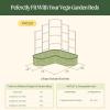 imageVego garden Modular Wall Trellis System Triple Section 40 Long for 20 x 40 Garden BedsVWTLST for LShaped Standard Size