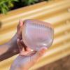 imageVego garden Rippled Solar Garden Lights with Auto Sensors Magnetize Securely to Raised Beds IPX4 Waterproof Outdoor LED Light for Patio ampamp Yard Terra Cotta 8 PackRippledTerra Cotta