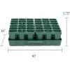 imageVego garden Seedling Suite Products 8 Pack Standard Seedling Trays with 10quot x 20quot Bottom Watering Trays10 x 10 Bottom Tray