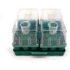 imageVego garden Seedling Suite Products 8 Pack Standard Seedling Trays with 10quot x 20quot Bottom Watering Trays10 x 10 Bottom Tray