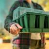 imageVego garden Seedling Suite Products 8 Pack Standard Seedling Trays with 10quot x 20quot Bottom Watering Trays10 x 20 Bottom Tray