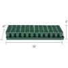 imageVego garden Seedling Suite Products 8 Pack Standard Seedling Trays with 10quot x 20quot Bottom Watering Trays10 x 20 Bottom Tray