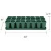 imageVego garden Seedling Suite Products 8 Pack Standard Seedling Trays with 10quot x 20quot Bottom Watering Trays10 x 20 Bottom Tray