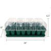 imageVego garden Seedling Suite Products 8 Pack Standard Seedling Trays with 10quot x 20quot Bottom Watering Trays10 x 20 Bottom Tray