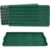 imageVego garden Seedling Suite Products 8 Pack Standard Seedling Trays with 10quot x 20quot Bottom Watering Trays10 x 20 Bottom Tray