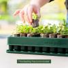 imageVego garden Standard Seedling Trays Without Lids 8 Pack Seed Trays for Seedlings Reusable Propagator Tray Growing Starter Tray Germination Trays Kit for GreenhouseGarden 8Cell per Tray1 Pack
