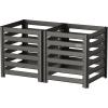 imageVego Garden 32quot Tall Modular Compost Bin 30quot x 30quot x 32quot60 x 30 x 32