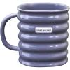 imageVego garden Coffee Mug 470ml Large Size Coffee Mug with Comfortable Handle Morden Gray