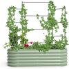 imageVego garden Modular Wall Trellis System Triple Section 40 Long for 20 x 40 Garden BedsVWT50 for 2 x 5  35 x 5  5 x 5 Garden Beds
