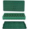 imageVego garden Seedling Suite Products 8 Pack Standard Seedling Trays with 10quot x 20quot Bottom Watering Trays10 x 20 Bottom Tray