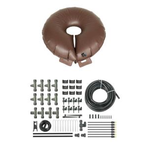 image16 Gallon Tree Watering Bag and 245ft Drip Irrigation System for Raised Garden Beds
