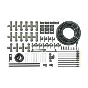 imageVego Garden Irrigation Kit  Drip Irrigation System for Raised Garden Beds Efficient Watering Solution for Vegetables Flowers and Plants Easy DIY Installation SmallLarge