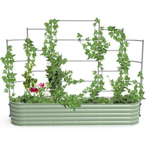 imageVego garden Modular Wall Trellis System Triple Section 40 Long for 20 x 40 Garden BedsVWT2080 for 20 x 80 Garden Beds