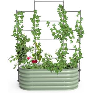 imageVego garden Modular Wall Trellis System Triple Section 40 Long for 20 x 40 Garden BedsVWT40 for 20 x 40 Garden Beds