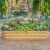 image17quot 9 in 1 Garden Bed ampamp 100ft HiFlow Retractable Hose Reel Kit