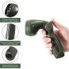 imageGarden Hose Nozzle  9 Spray Patterns Metal Thumb Control OnOff Valve High Pressure Heavy Duty Water Hose Spray Nozzle for Gardening Lawn Care and Cleaning TasksSeaweed GreenSeaweed Green
