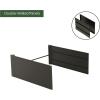 imageVego Garden 17quot Tall 41quot Wide Extension Kit for Modern Raised Garden Beds Urban CharcoalUrban Charcoal