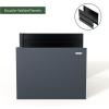 imageVego Garden 32quot Tall 41quot Wide Extension Kit for Modern Raised Garden Beds Urban CharcoalMidnight Blue