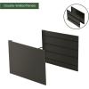 imageVego Garden 32quot Tall 41quot Wide Extension Kit for Modern Raised Garden Beds Urban CharcoalUrban Charcoal