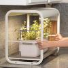 imageVego Garden Grow Lights Stand for Indoor Plants Full Spectrum LED Grow Light with Customized 5 Modes for Seed Starting Leafy Herbs Fruits ampamp Microgreens 1 Pack1 Tier Tabletop